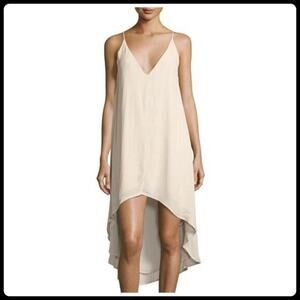 ASOS NWT High-low Slip Dress In Beige State of Being Balletcore V-neck Cami